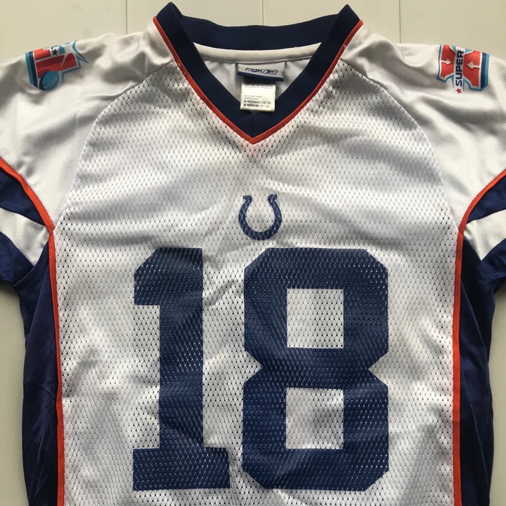 {Reebok} - #18 Peyton Manning Jersey - Picture 1 of 6
